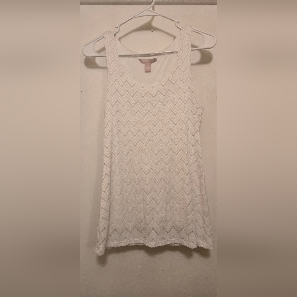 Banana Republic Cream Sleeveless Top